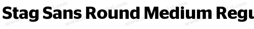 Stag Sans Round Medium Regular字体转换